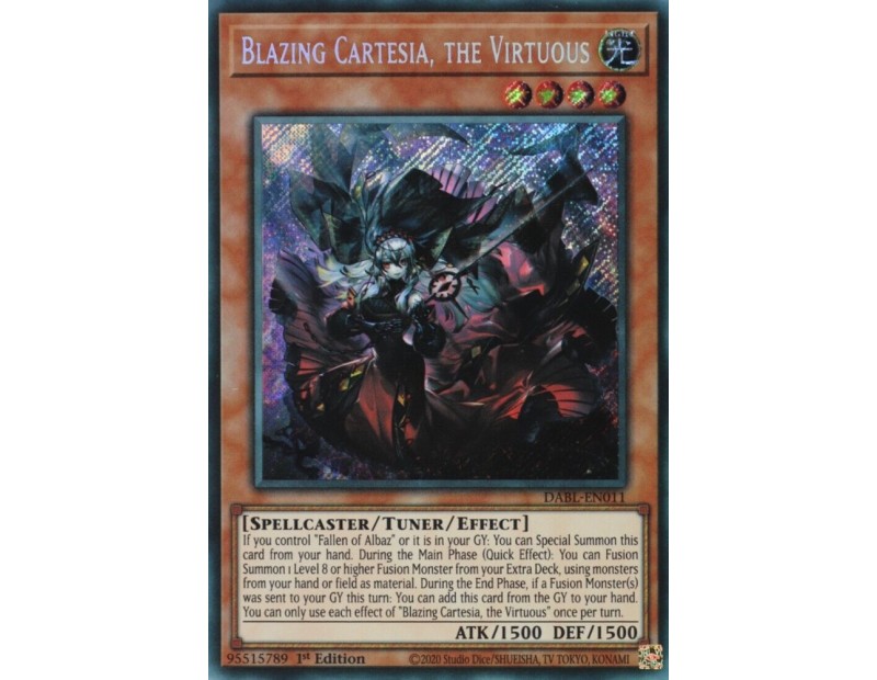 Blazing Cartesia, the Virtuous (DABL-EN011) - 1st Edition