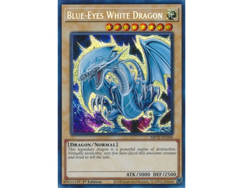 Blue-Eyes White Dragon (MP22-EN266) - 1st Edition