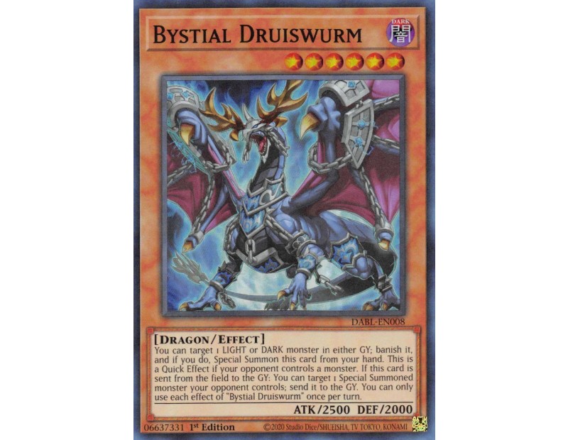 Bystial Druiswurm (DABL-EN008) - 1st Edition