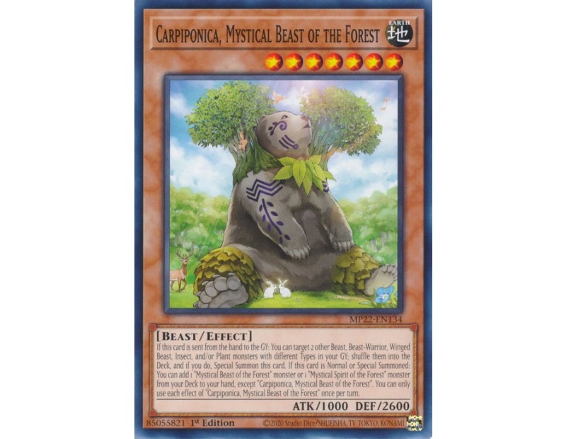 Carpiponica, Mystical Beast of the Forest (MP22-EN134) - 1st Edition