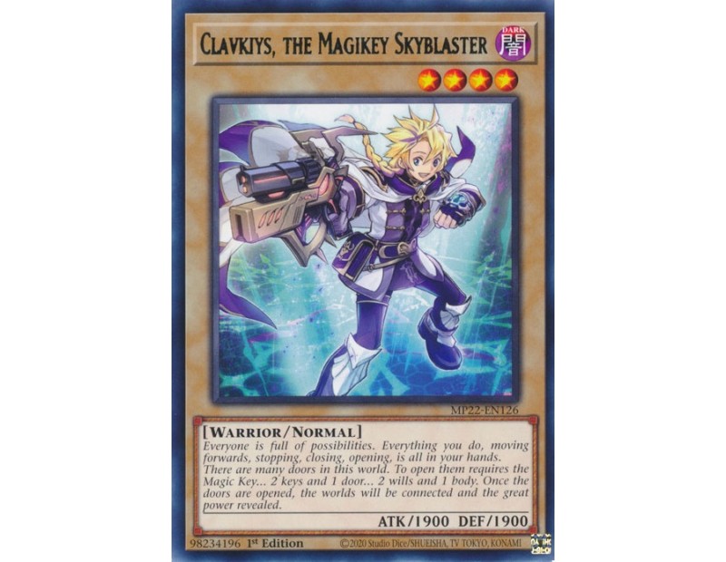 Clavkiys, the Magikey Skyblaster (MP22-EN126) - 1st Edition