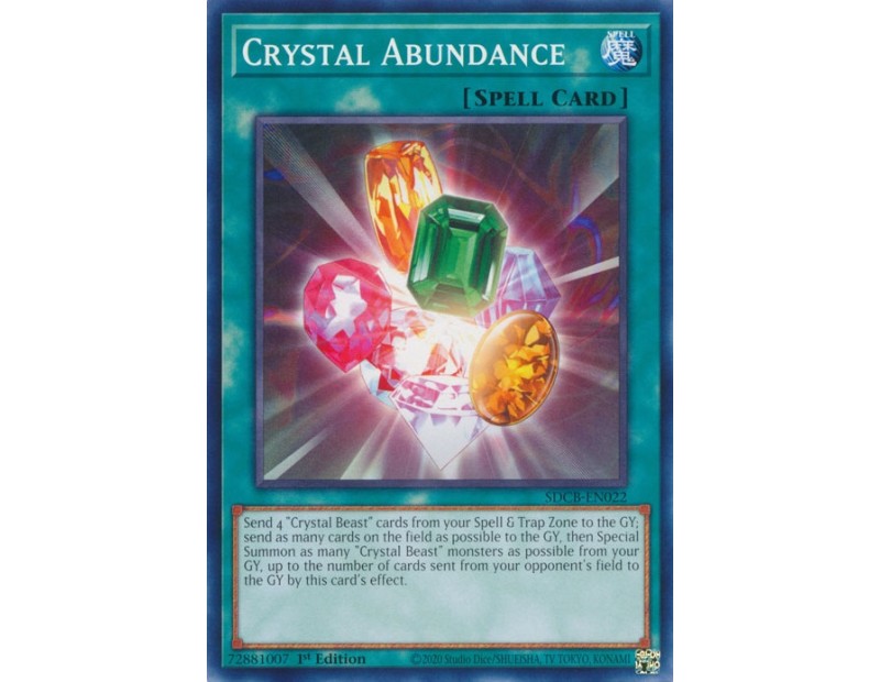 Crystal Abundance (SDCB-EN022) - 1st Edition