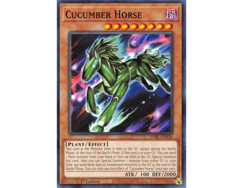 Cucumber Horse (DABL-EN036) - 1st Edition