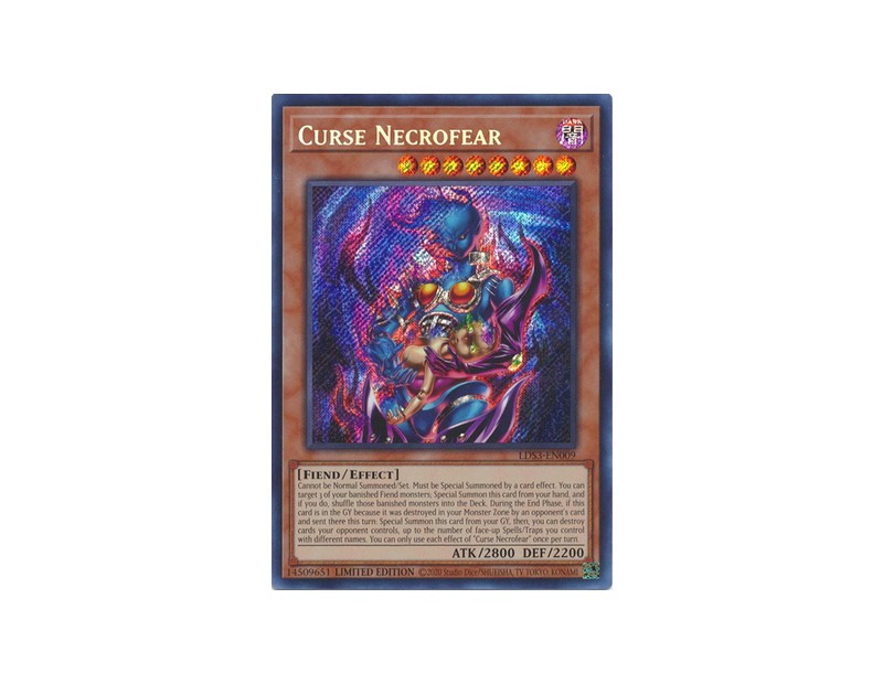 Curse Necrofear (LDS3-EN009) - 1st Edition