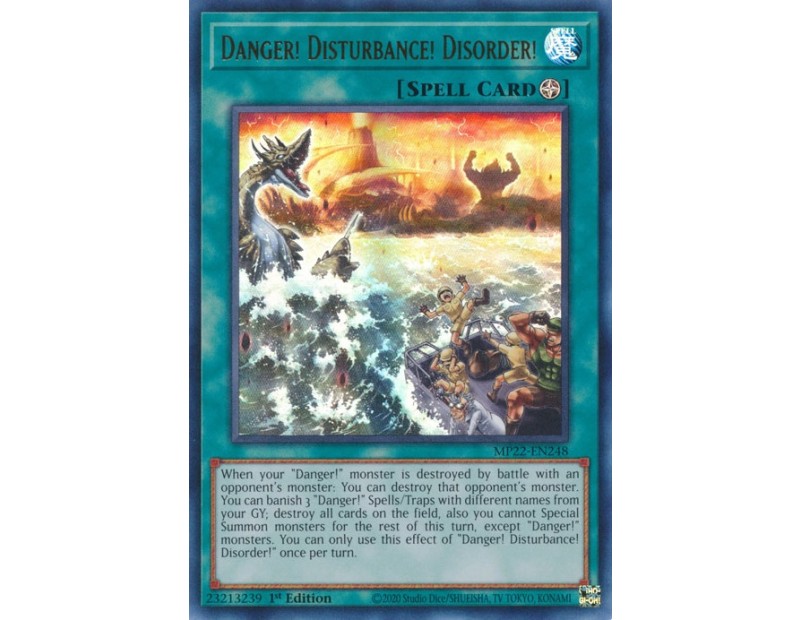 Danger! Disturbance! Disorder! (MP22-EN248) - 1st Edition