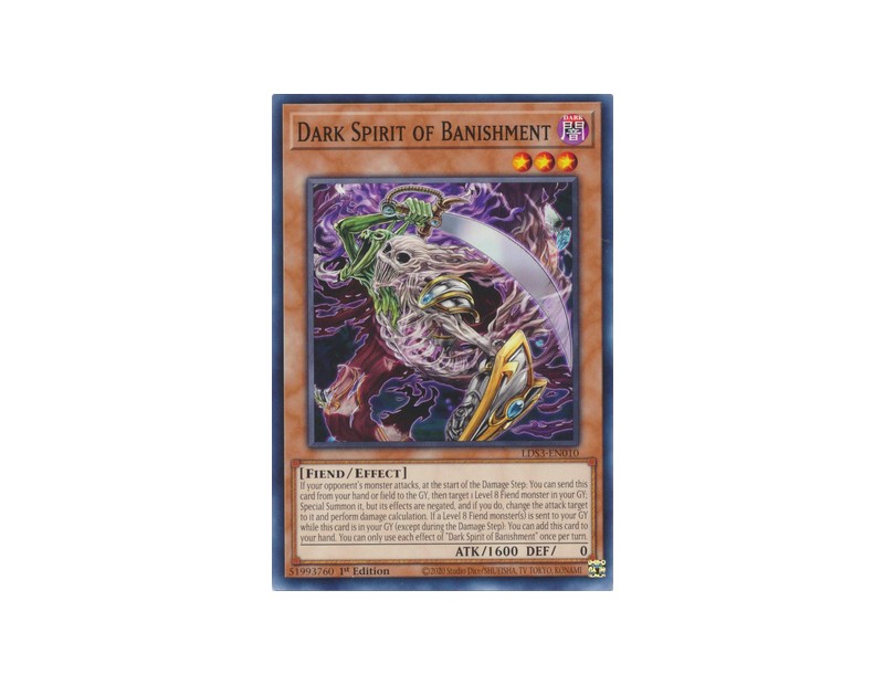 Dark Spirit of Banishment (LDS3-EN010) - 1st Edition