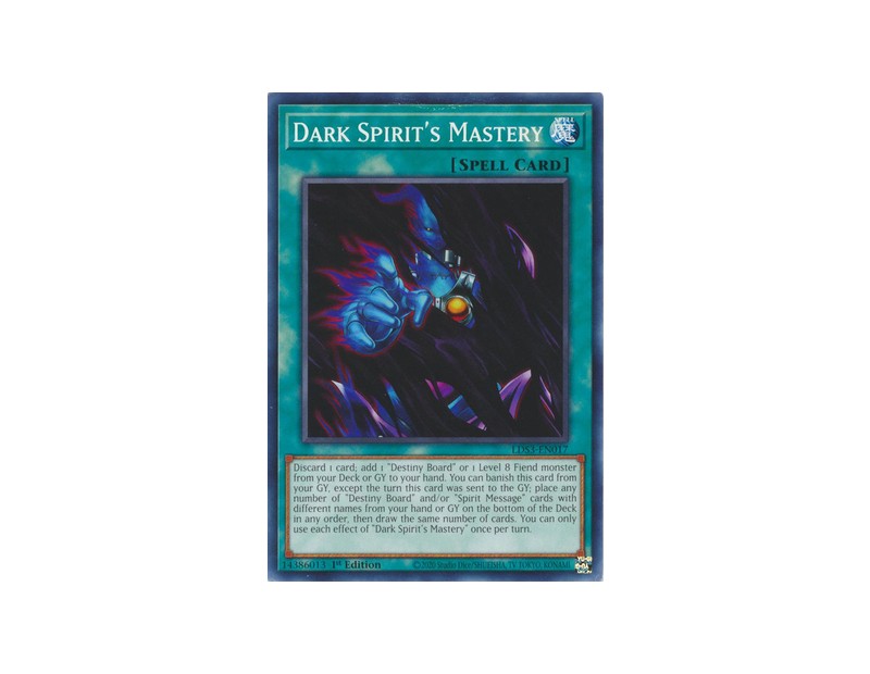 Dark Spirit's Mastery (LDS3-EN017) - 1st Edition