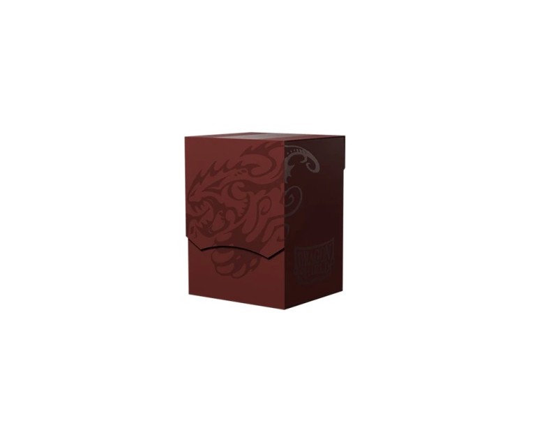 Deck Box Vertical Blood Red (Dragon Shield)