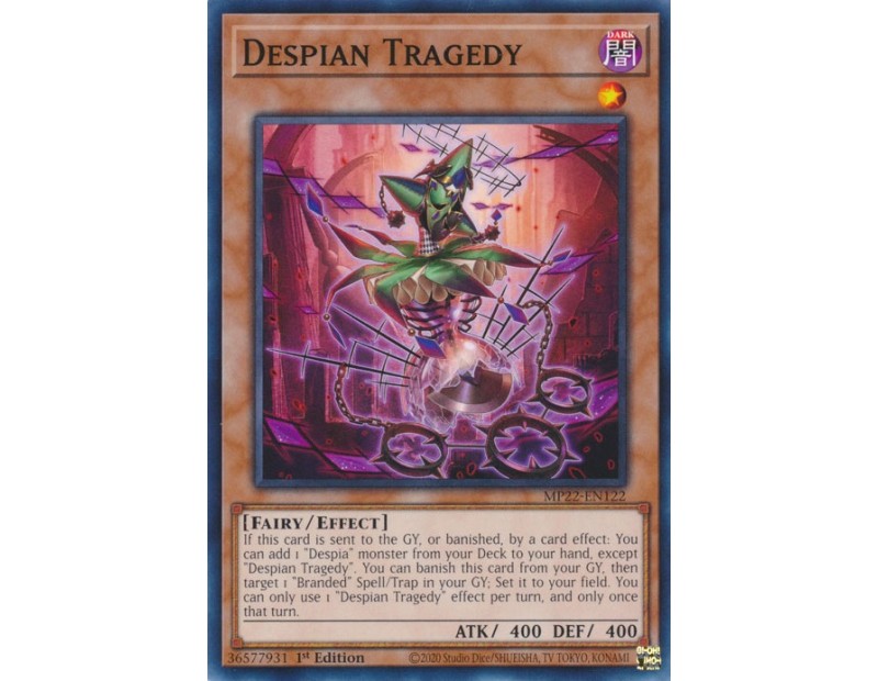 Despian Tragedy (MP22-EN122) - 1st Edition