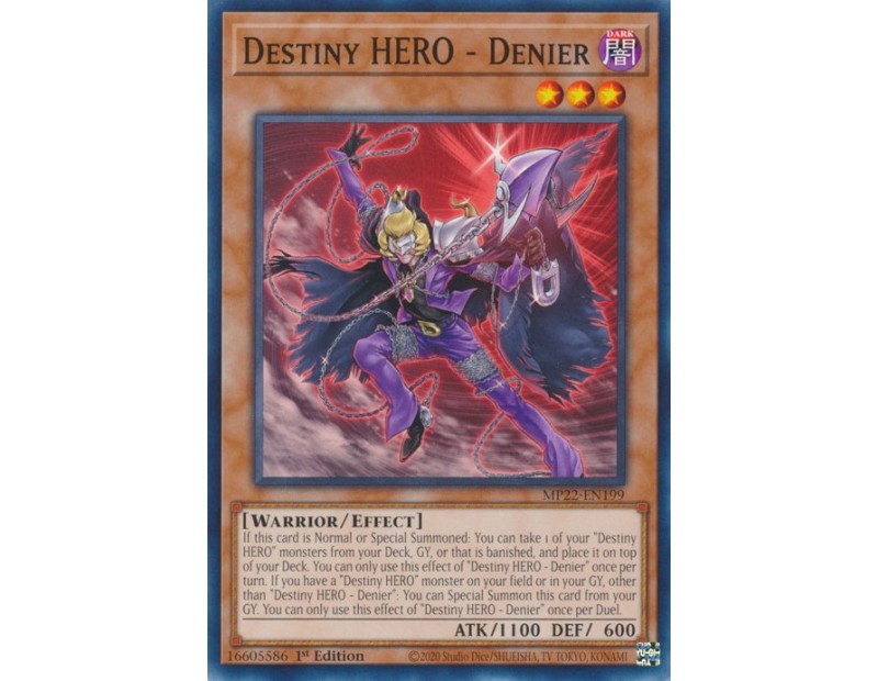 Destiny HERO - Denier (MP22-EN199) - 1st Edition