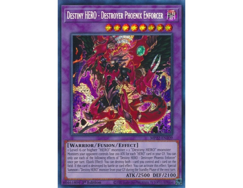 Destiny HERO - Destroyer Phoenix Enforcer (MP22-EN209) - 1st Edition