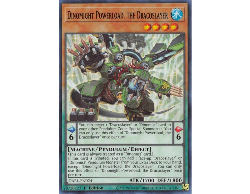 Dinomight Powerload, the Dracoslayer (DABL-EN024) - 1st Edition