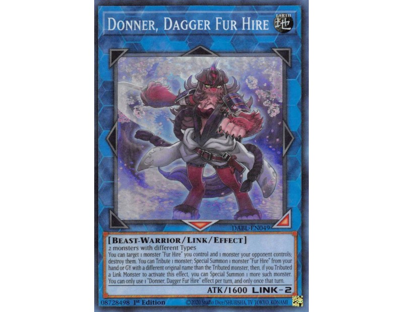 Donner, Dagger Fur Hire (DABL-EN049) - 1st Edition