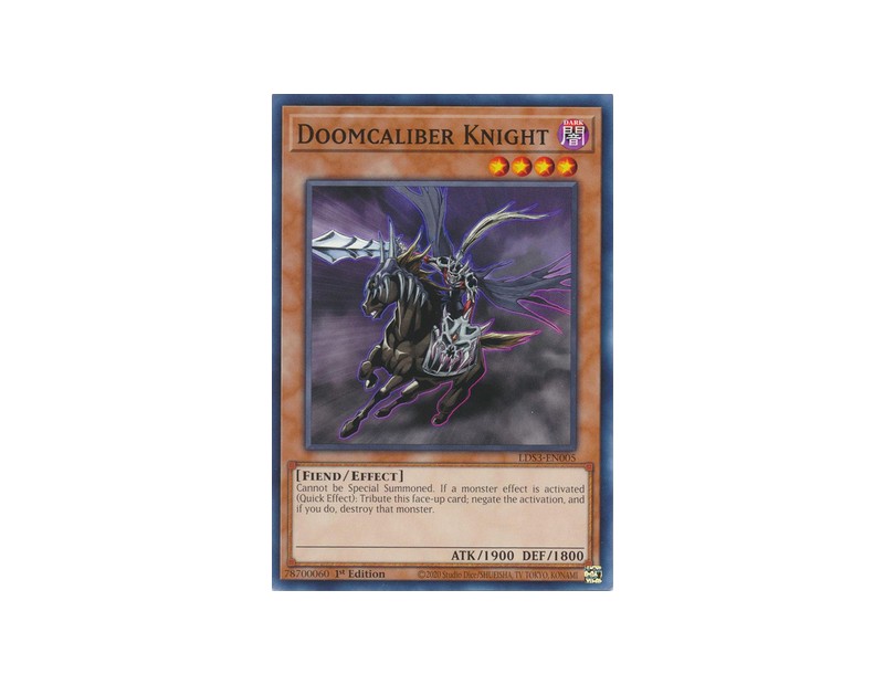 Doomcaliber Knight (LDS3-EN005) - 1st Edition