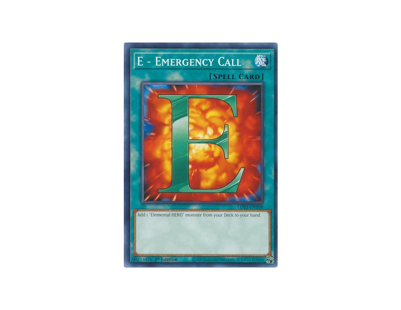 E - Emergency Call (LDS3-EN108) - 1st Edition