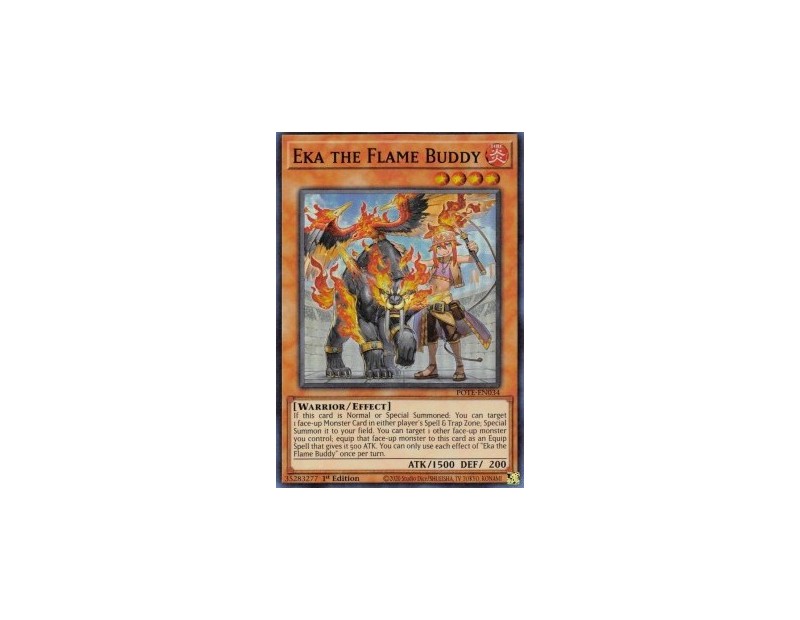 Eka the Flame Buddy (POTE-EN034) - 1st Edition