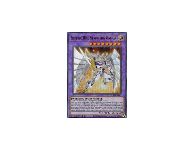 Elemental HERO Shining Neos Wingman (POTE-EN041) - 1st Edition