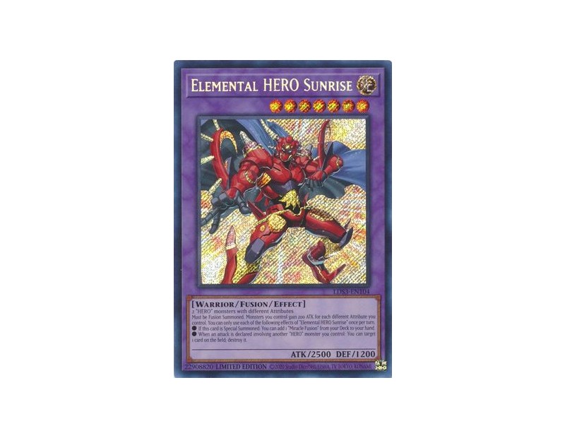 Elemental HERO Sunrise (LDS3-EN104) - 1st Edition