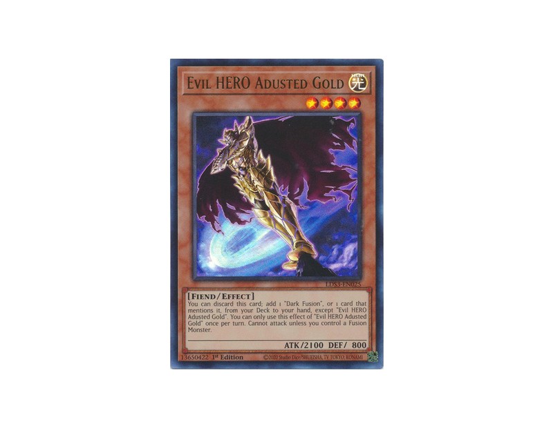 Evil HERO Adusted Gold (LDS3-EN025) - 1st Edition