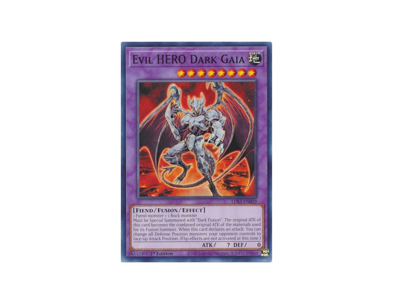 Evil HERO Dark Gaia (LDS3-EN029) - 1st Edition