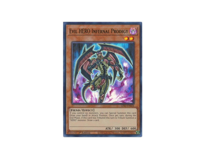 Evil HERO Infernal Prodigy (LDS3-EN024) - 1st Edition