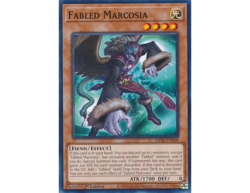 Fabled Marcosia (MP22-EN009) - 1st Edition