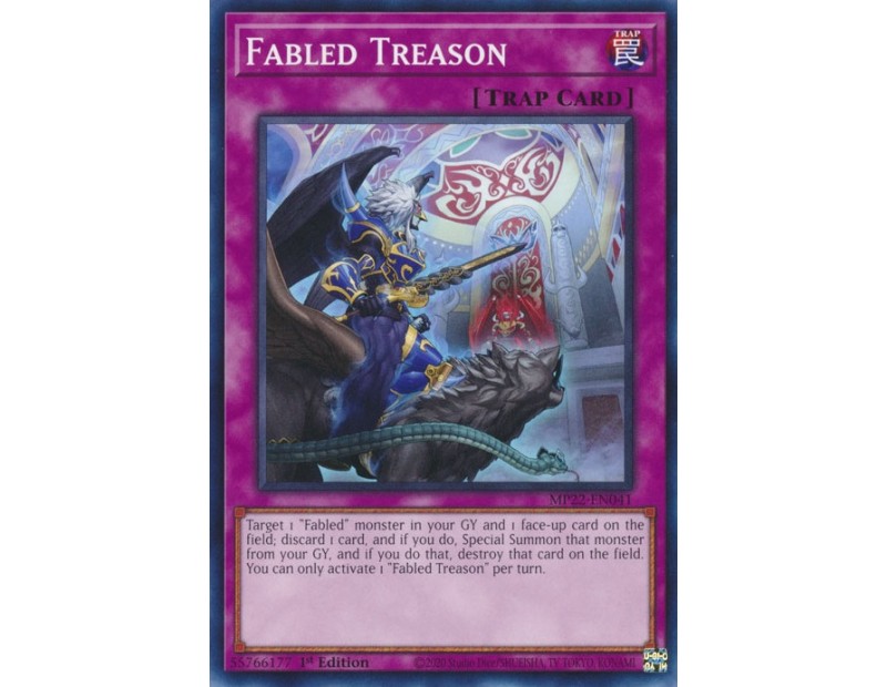 Fabled Treason (MP22-EN041) - 1st Edition