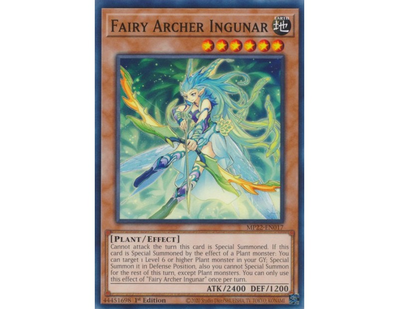 Fairy Archer Ingunar (MP22-EN017) - 1st Edition