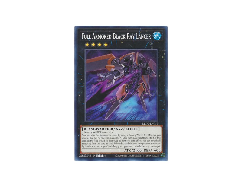 Full Armored Black Ray Lancer (LED9-EN012) - 1st Edition