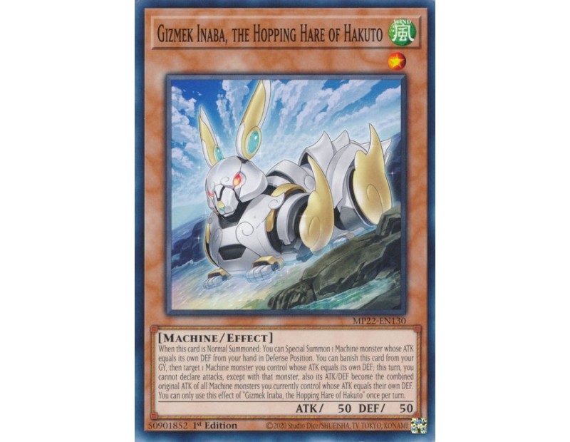 Gizmek Inaba, the Hopping Hare of Hakuto (MP22-EN130) - 1st Edition