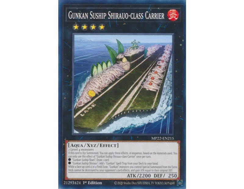 Gunkan Suship Shirauo-class Carrier (MP22-EN215) - 1st Edition