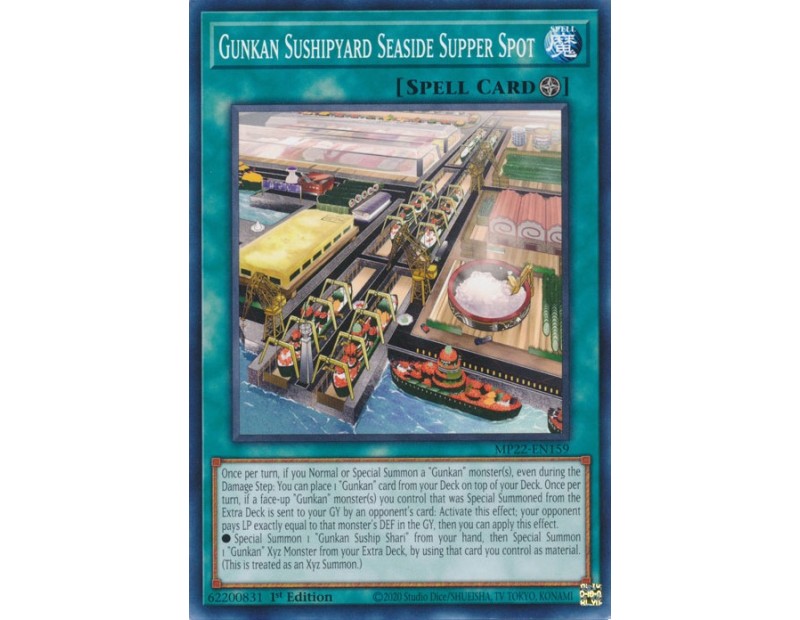 Gunkan Sushipyard Seaside Supper Spot (MP22-EN159) - 1st Edition