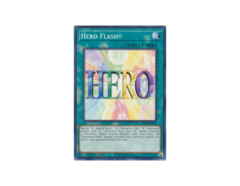 Hero Flash!! (LDS3-EN111) - 1st Edition