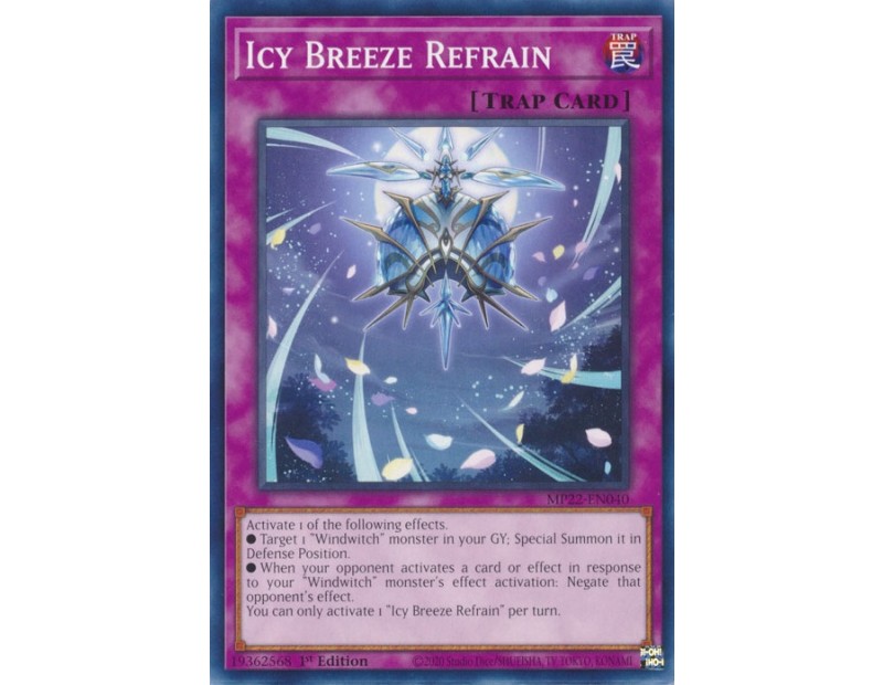 Icy Breeze Refrain (MP22-EN040) - 1st Edition