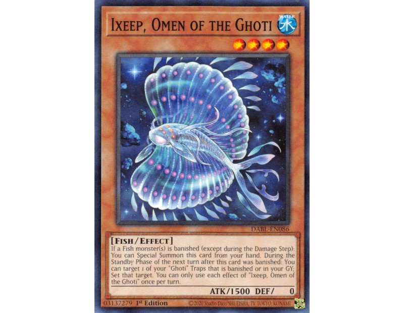 Ixeep, Omen of the Ghoti (DABL-EN086) - 1st Edition