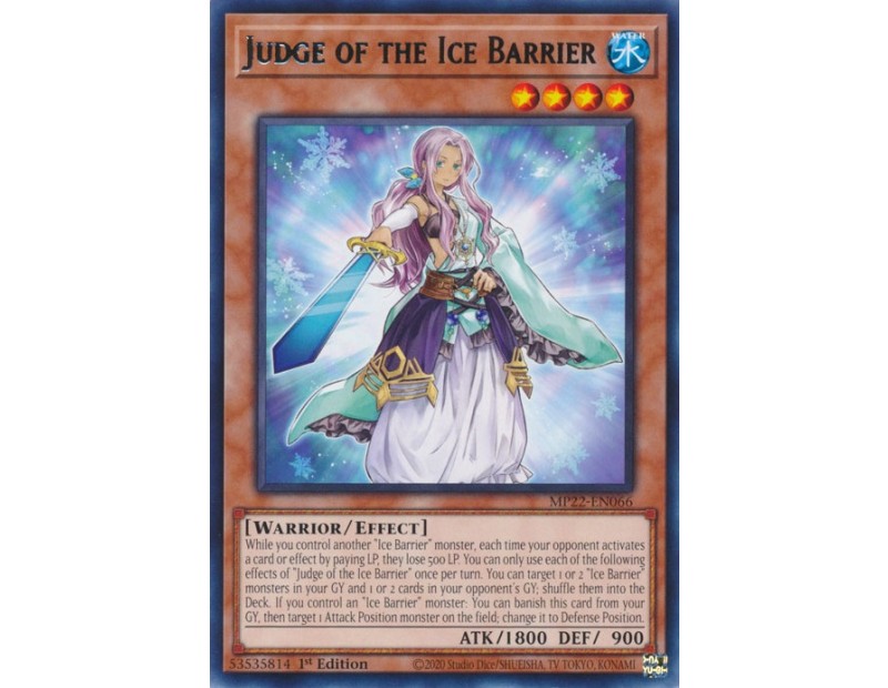 Judge of the Ice Barrier (MP22-EN066) - 1st Edition