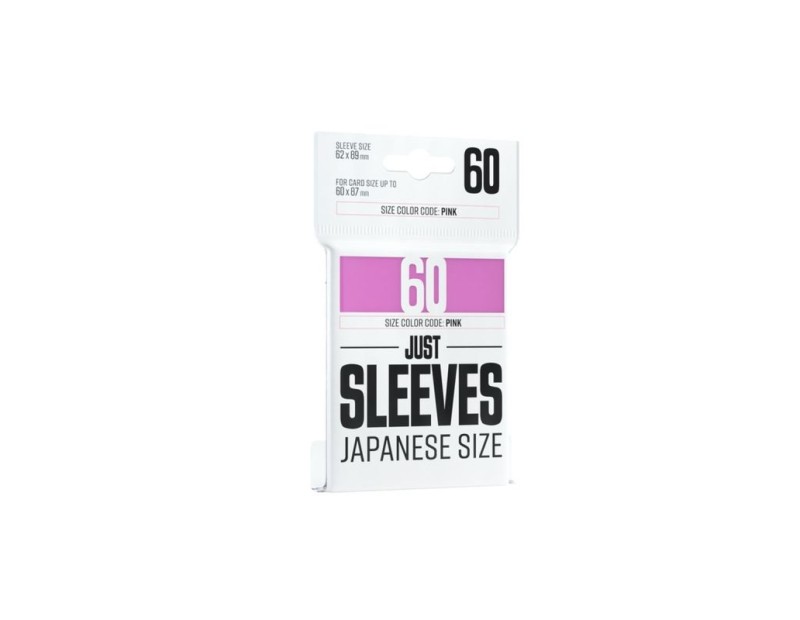 Just Sleeves - Japanese Size Pink (60 Sleeves)