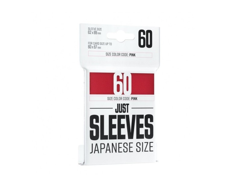 Just Sleeves - Japanese Size Red (60 Sleeves)