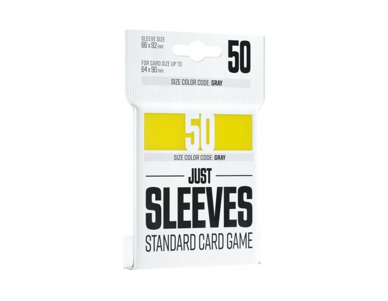Just Sleeves - Standard Size Yellow (50 Sleeves)