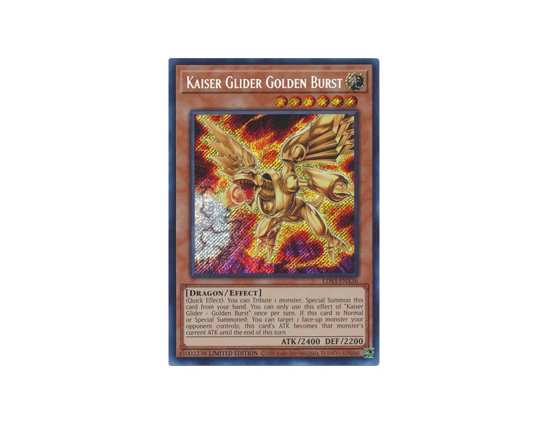 Kaiser Glider - Golden Burst (LDS3-EN136) - 1st Edition