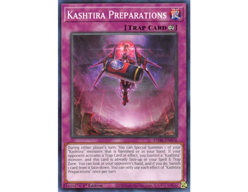 Kashtira Preparations (DABL-EN076) - 1st Edition