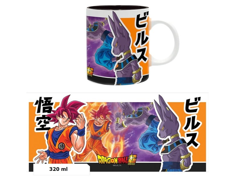 Κούπα Beerus VS Goku (320ml Κεραμική)