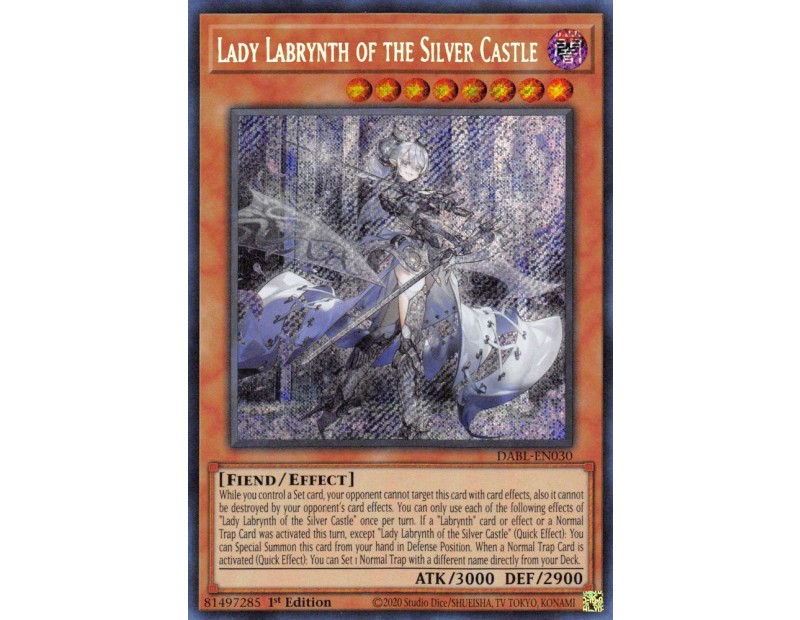 Lady Labrynth of the Silver Castle (DABL-EN030) - 1st Edition