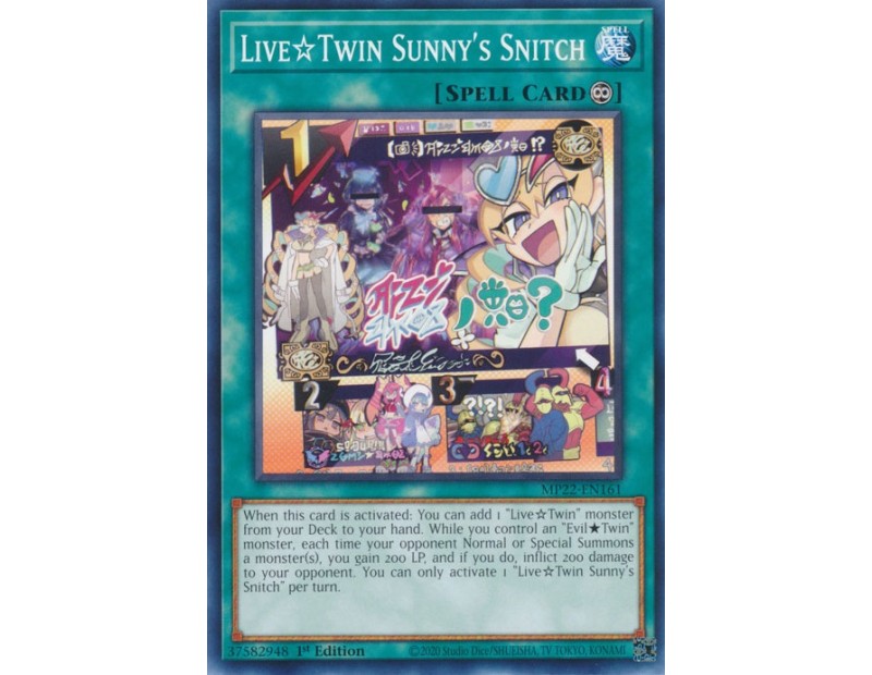 Live☆Twin Sunny's Snitch (MP22-EN161) - 1st Edition