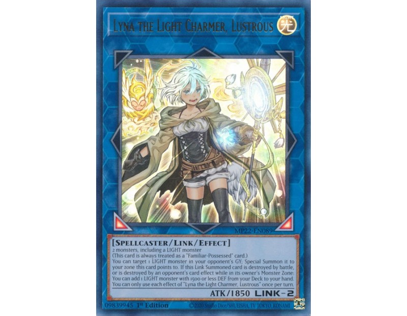 Lyna the Light Charmer, Lustrous (MP22-EN089) - 1st Edition