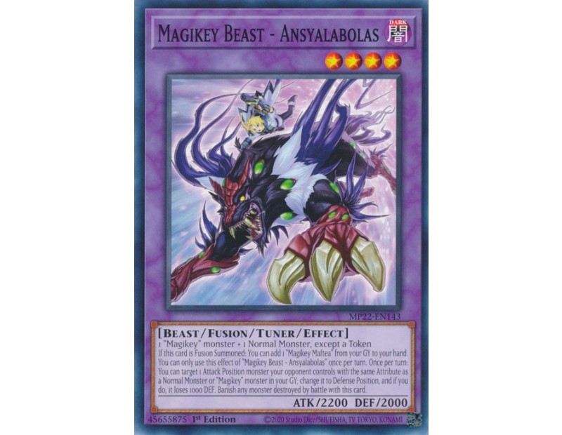 Magikey Beast - Ansyalabolas (MP22-EN143) - 1st Edition