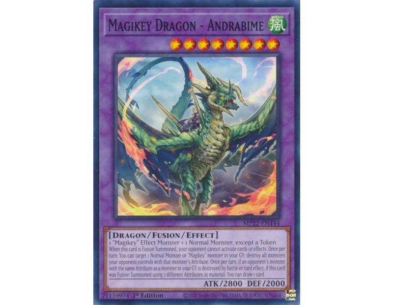 Magikey Dragon - Andrabime (MP22-EN144) - 1st Edition