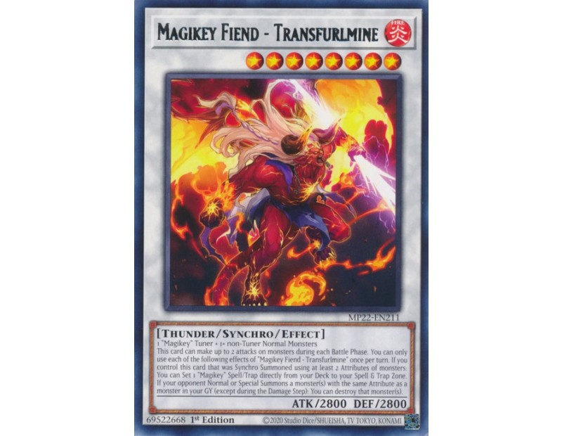 Magikey Fiend - Transfurlmine (MP22-EN211) - 1st Edition