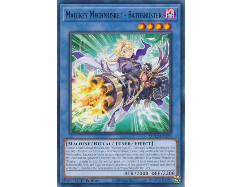 Magikey Mechmusket - Batosbuster (MP22-EN139) - 1st Edition