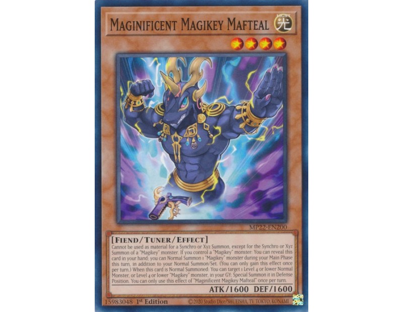 Maginificent Magikey Mafteal (MP22-EN200) - 1st Edition